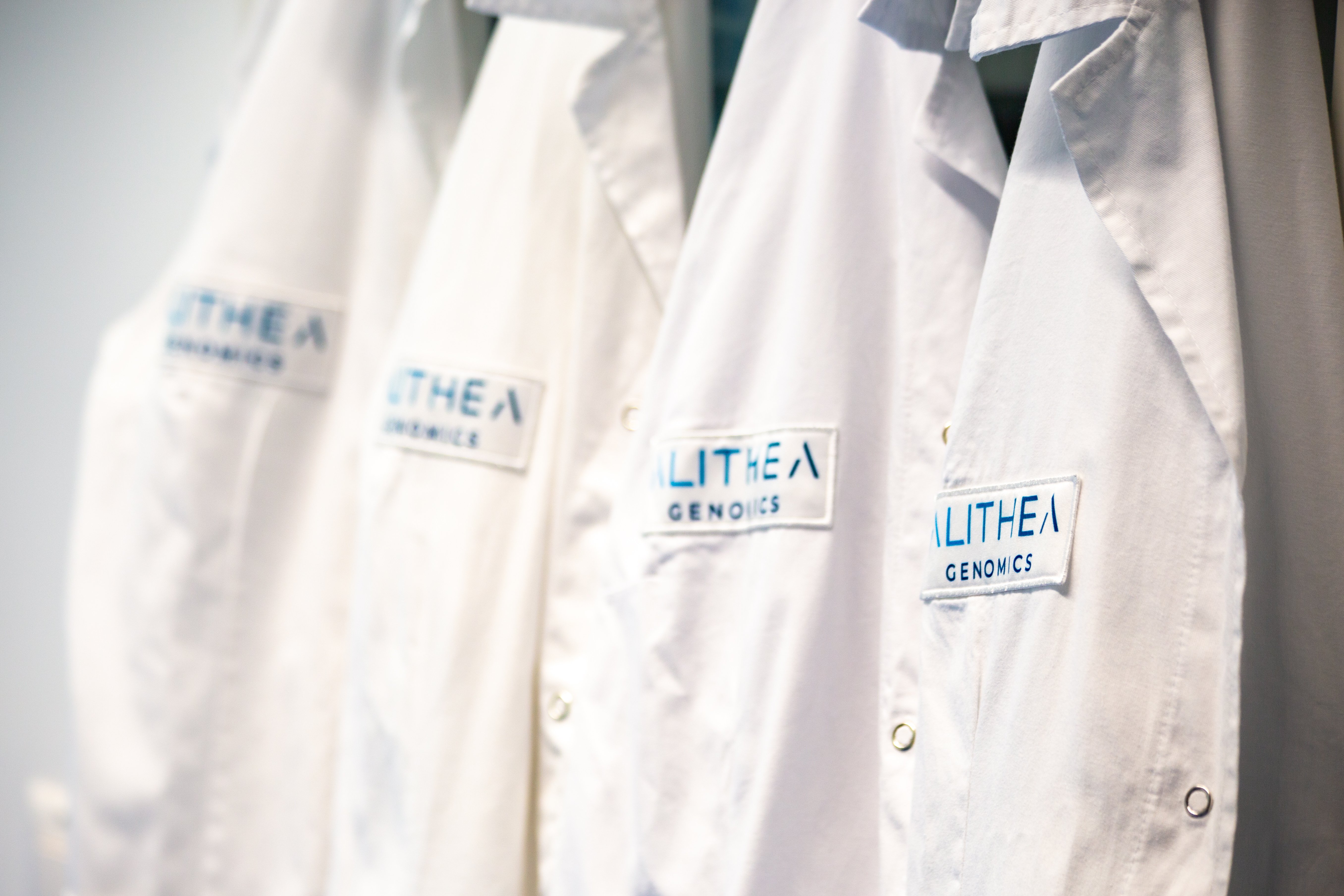 Alithea Genomics laboratory coats